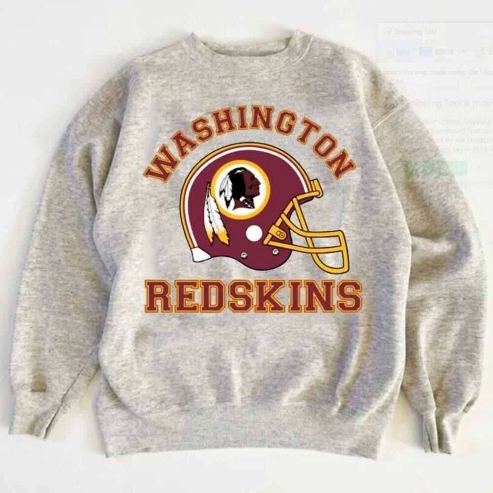 Washington Redskins Retro Football Team Crewneck Unisex Fan Cozy Sweatshirt